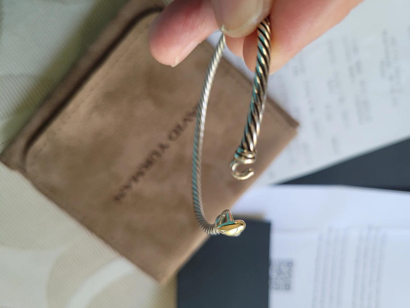 Grad Gift David Yurman 3mm Classic Cable Bracelet - photo 4