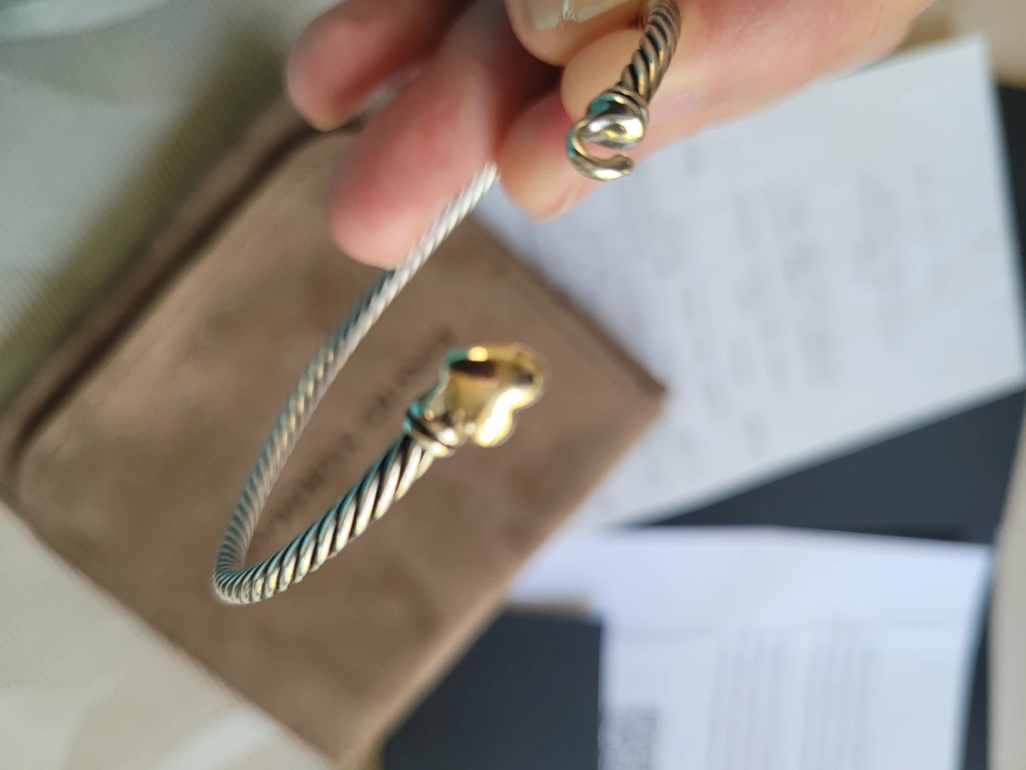 Grad Gift David Yurman 3mm Classic Cable Bracelet - photo 5