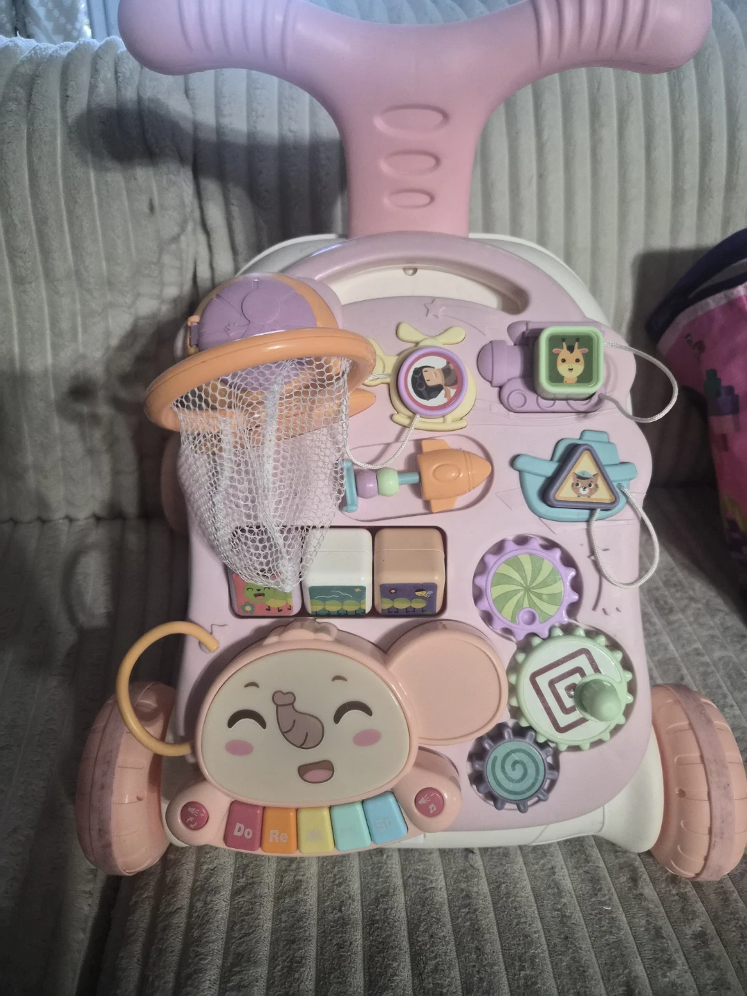 Pink Baby Activity Walker