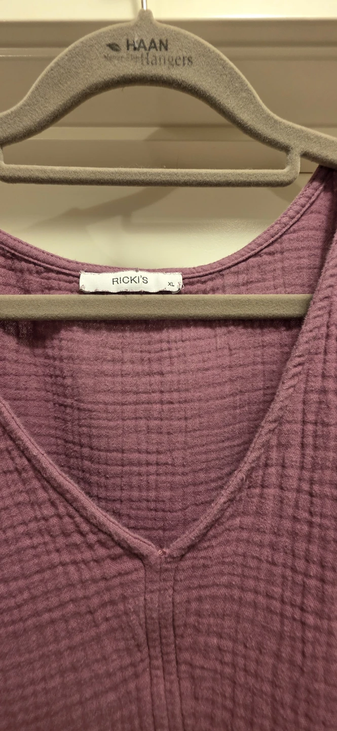 Ricki's Purple Gauze Tiered Dress - XL - photo 3