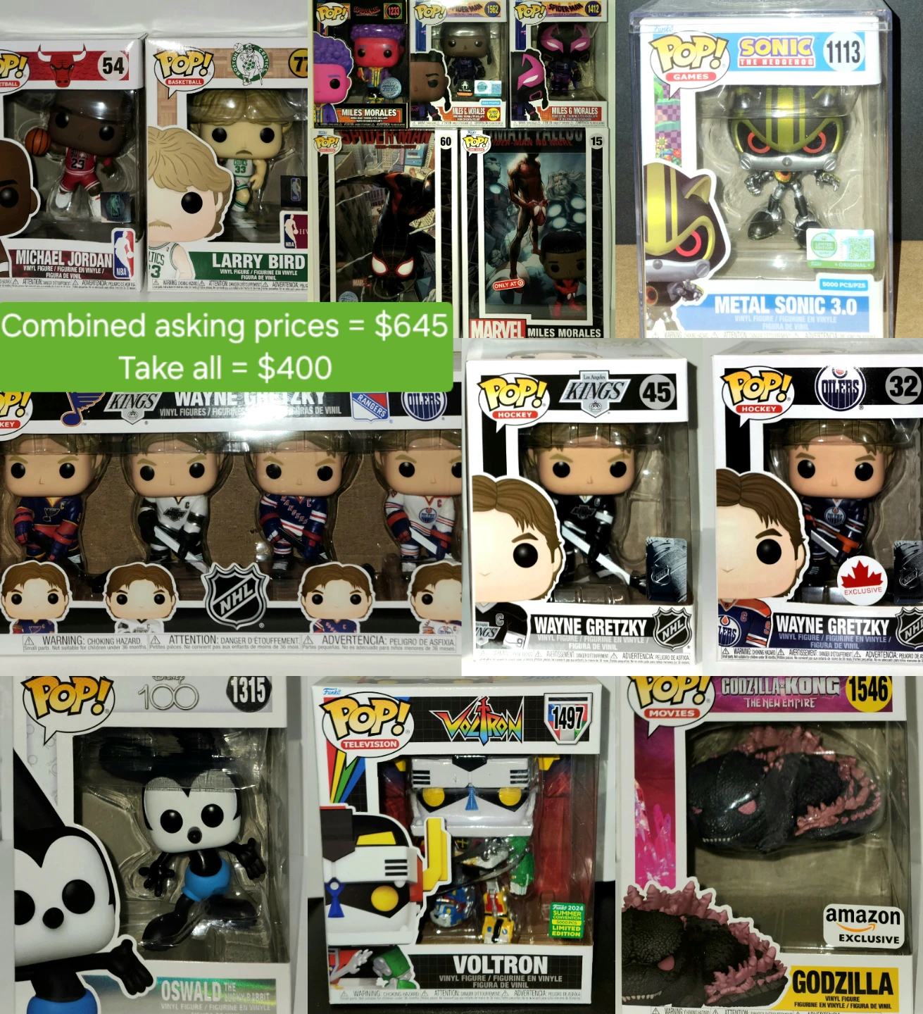 Pick Up Funko Pop Lot Grails, LE, Limited PCS, Exclusives