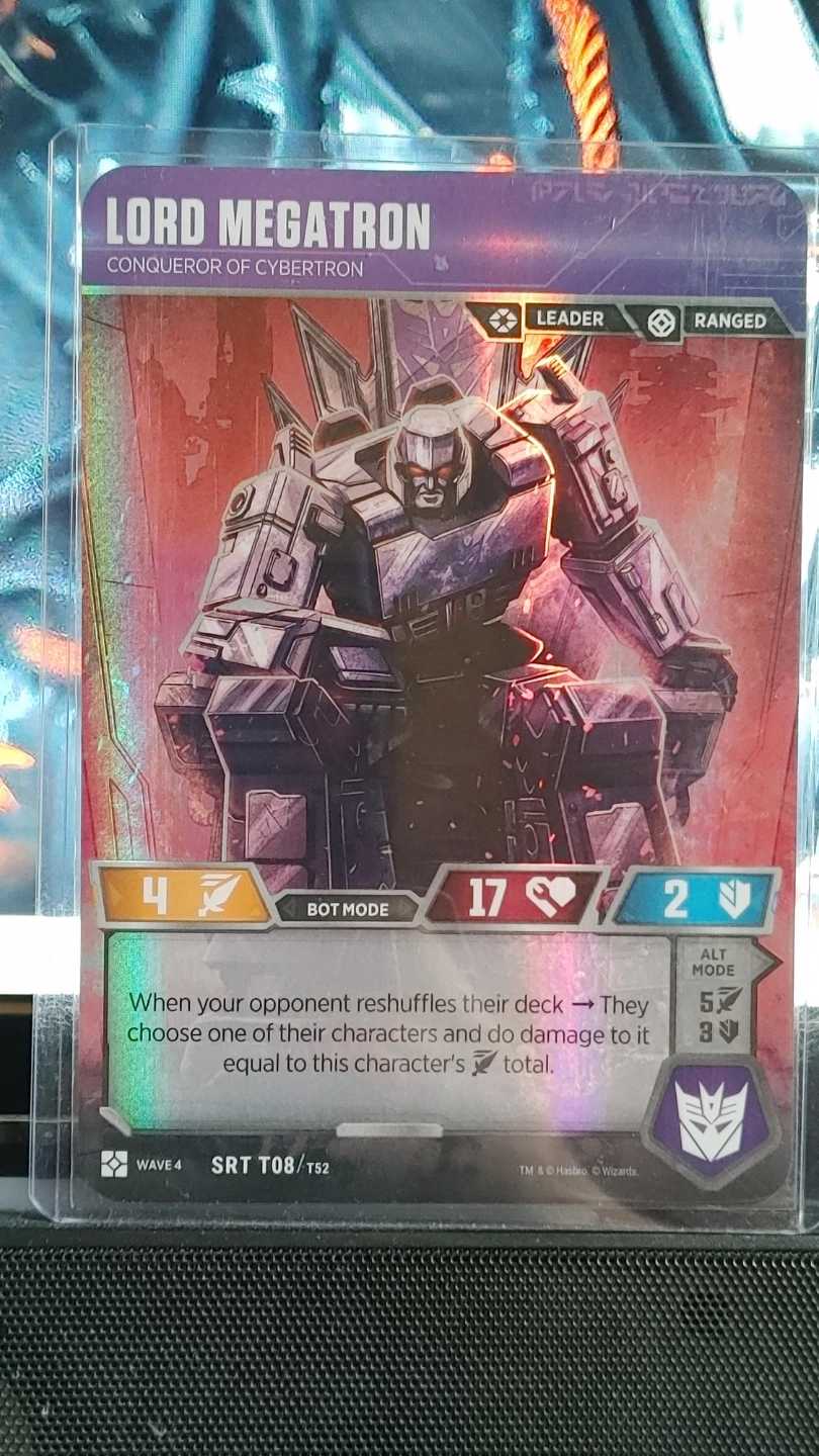 Lord Megatron - Conqueror of Cybertron| TRANSFORMERS TCG