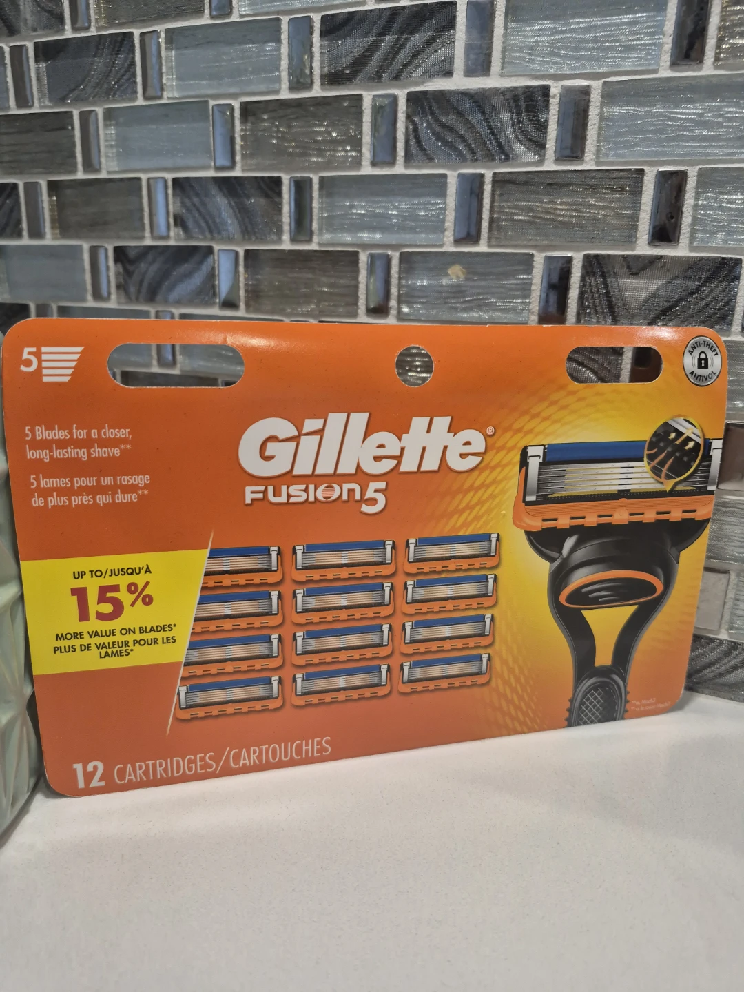 Gillette Fusion5 12 Cartridges