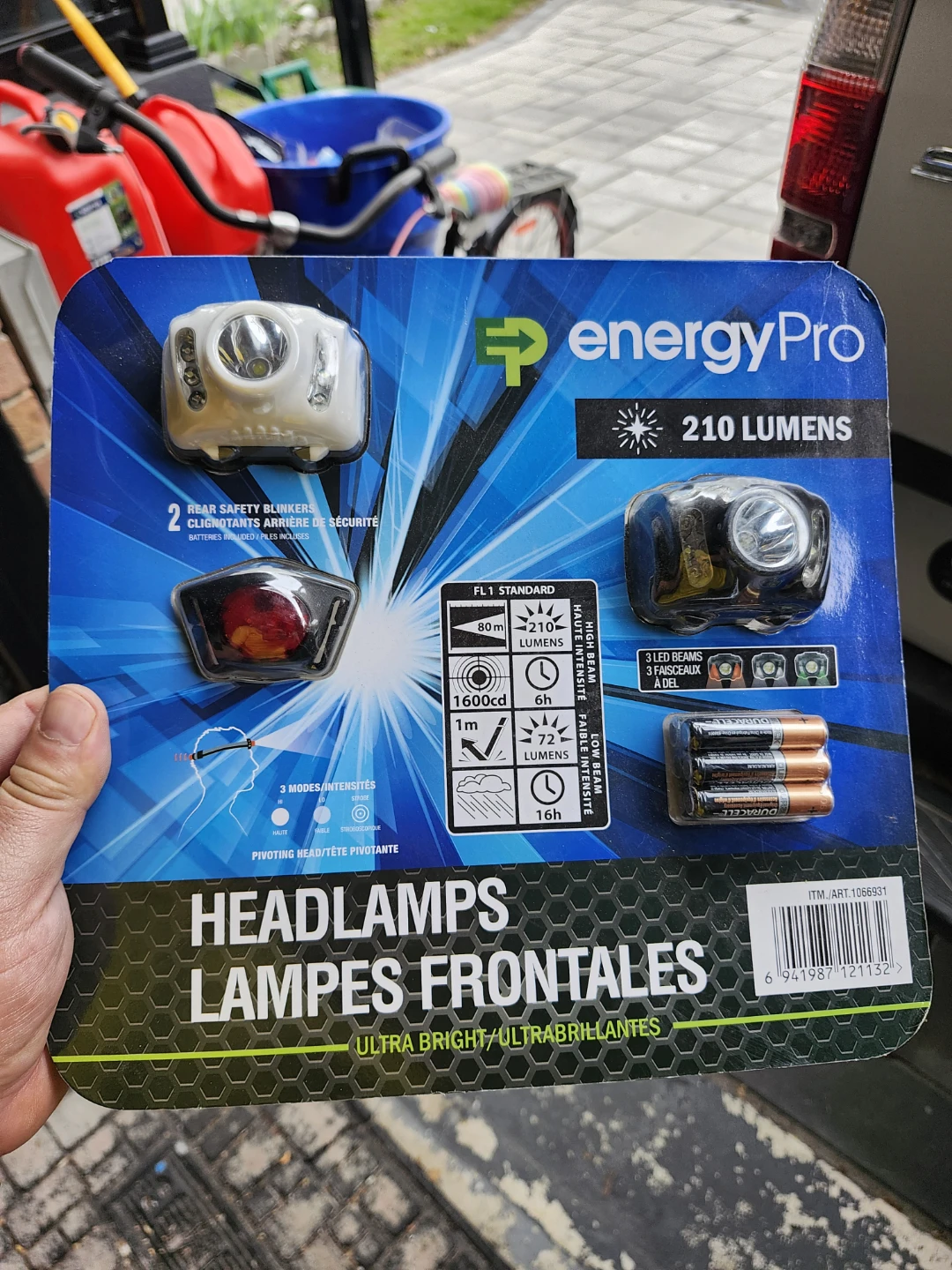 energyPro 210 Lumens Headlamp Set