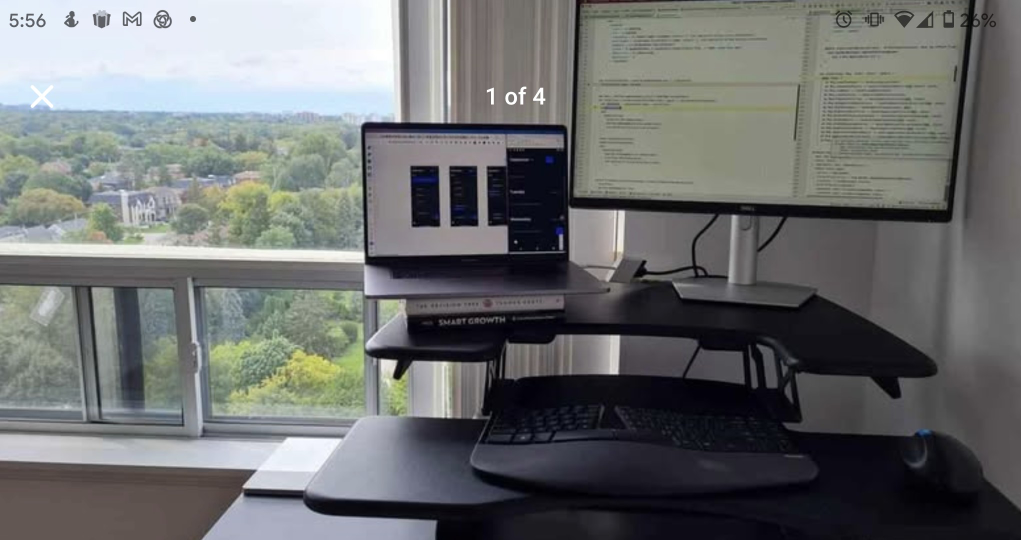 Standing desk converter - VariDesk Pro Plus 30 - photo 3