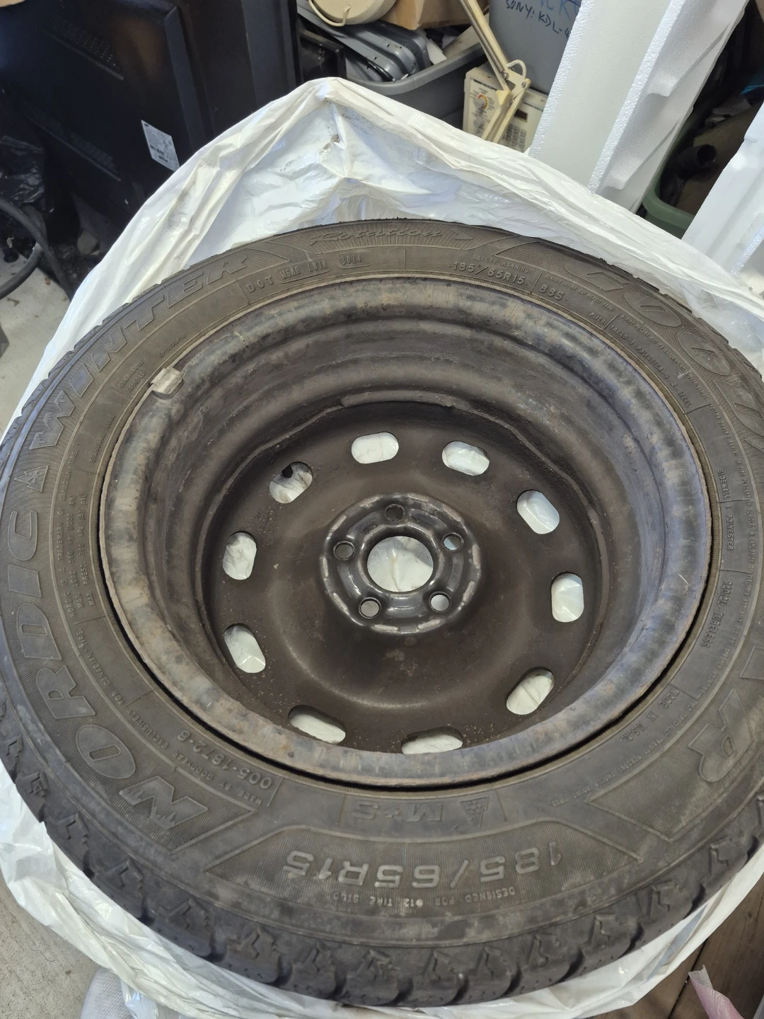 Good Year 4 Winter Tires with Rims