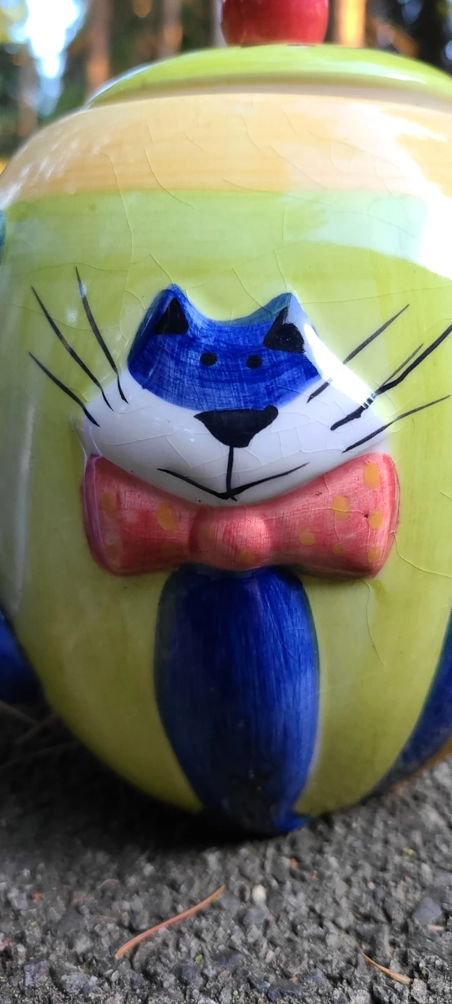 Cute Hand-Painted Cat & Dog Teapot - photo 4