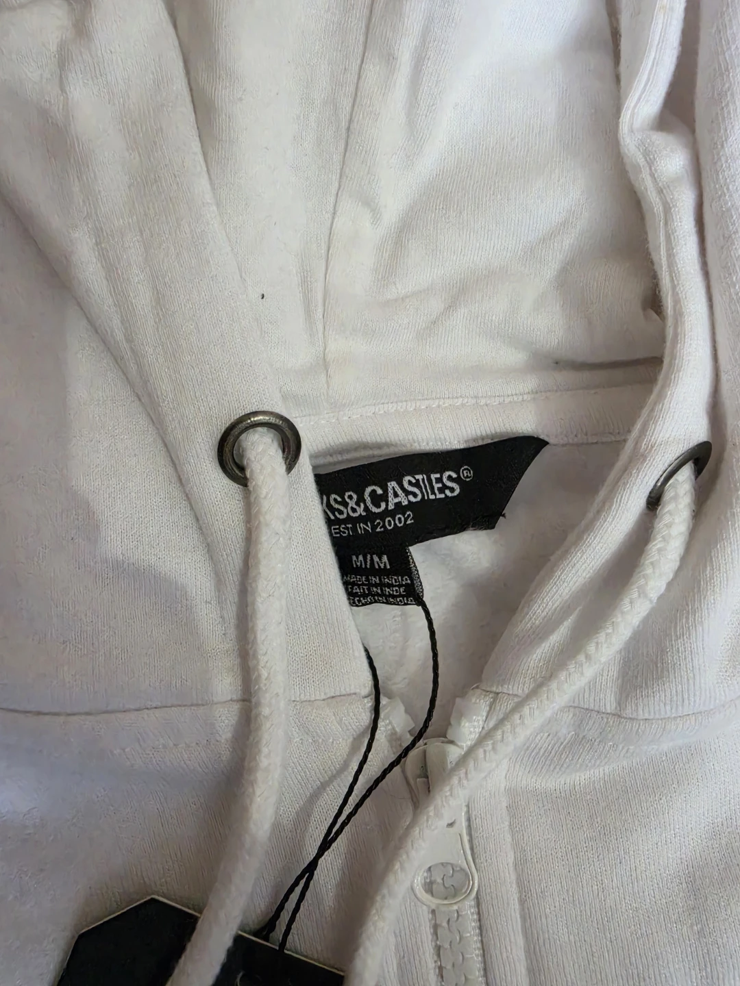 Crooks & Castles White Hockey Fight Zip-Up Hoodie(NWT) - photo 4