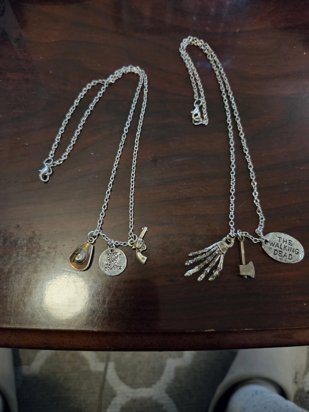 The Walking Dead & Keep Calm Pendant Necklaces