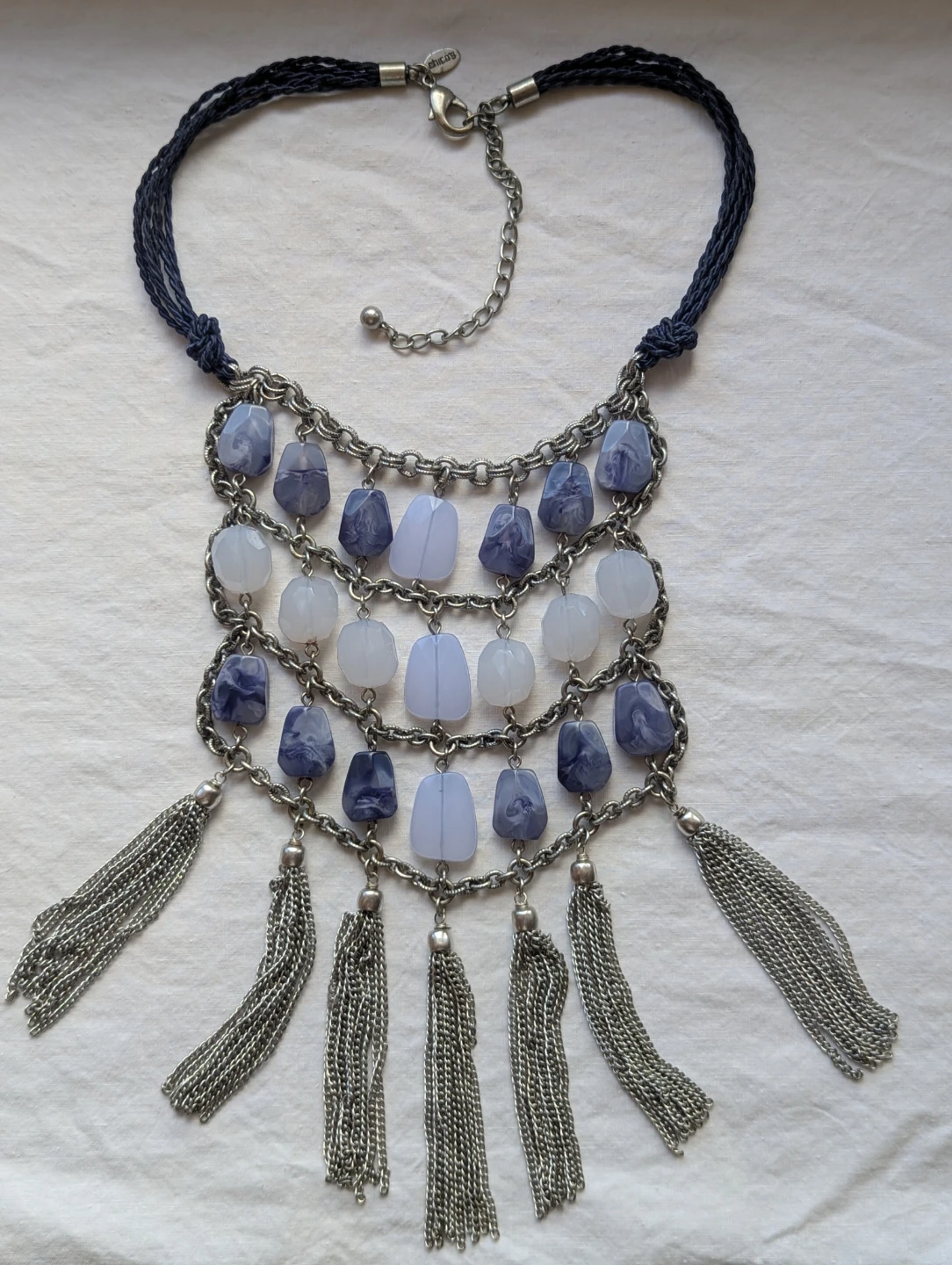 Chico's Statement Necklace with Tassels
