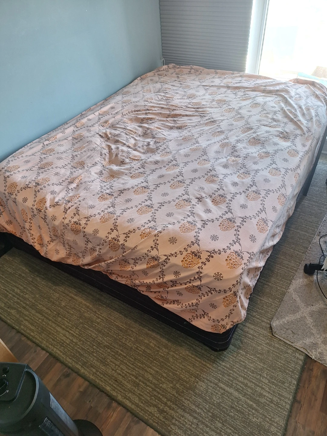 Queen Size Bed Frame with Box Spring