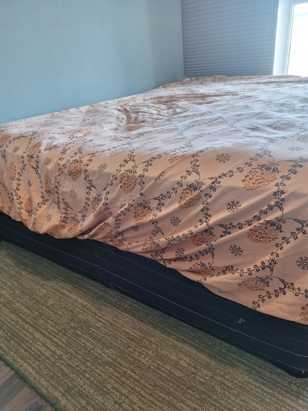 Queen Size Bed Frame with Box Spring - photo 2