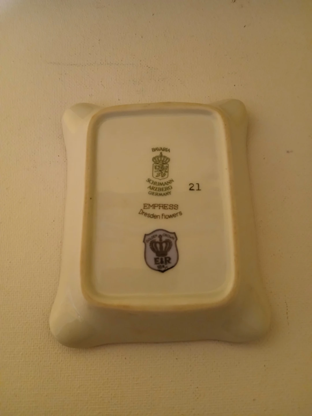 Schumann Arzberg Empress Dresden Flowers Porcelain Dish - photo 2