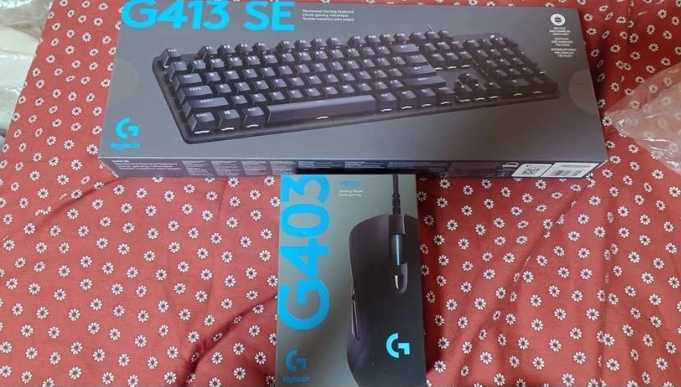 Logitech G413 SE Mechanical Gaming Keyboard & G403 Mouse