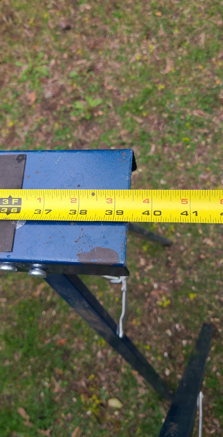 3 Folding Metal Sawhorses - photo 4