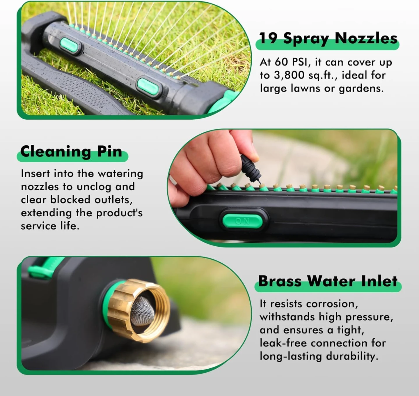 Oscillating Sprinkler for Lawns - photo 5