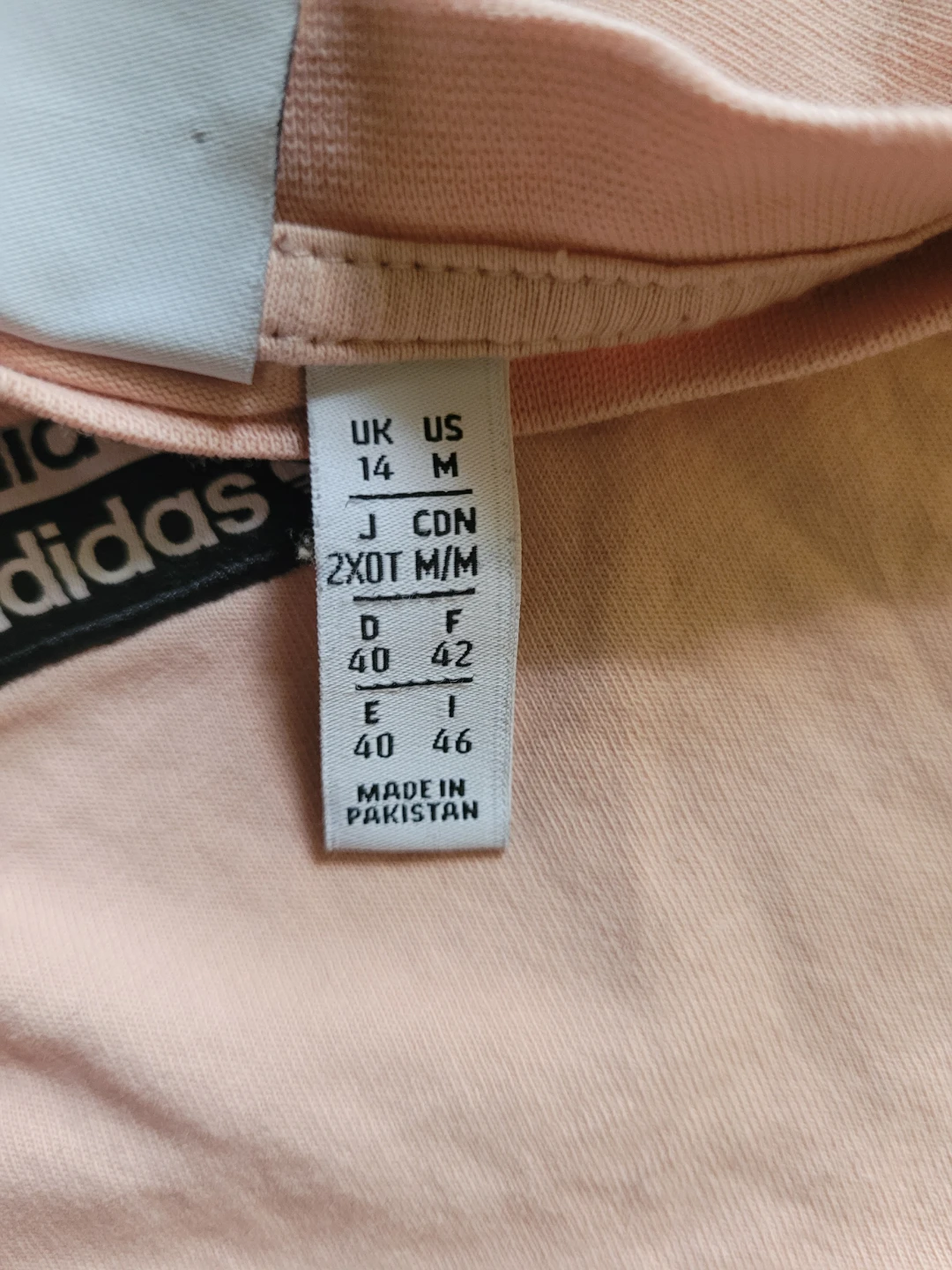 Adidas Pink Cropped T-Shirt Size M - photo 3