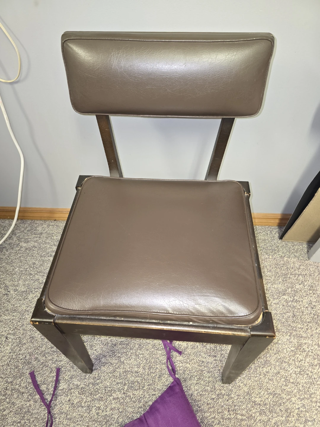Vintage sewing chair