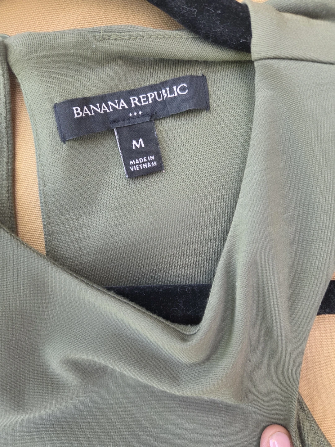 Banana Republic Sleeveless Dress - Olive Green - Size M - photo 4
