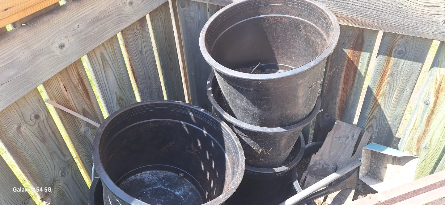 Black Plastic Plant Pots