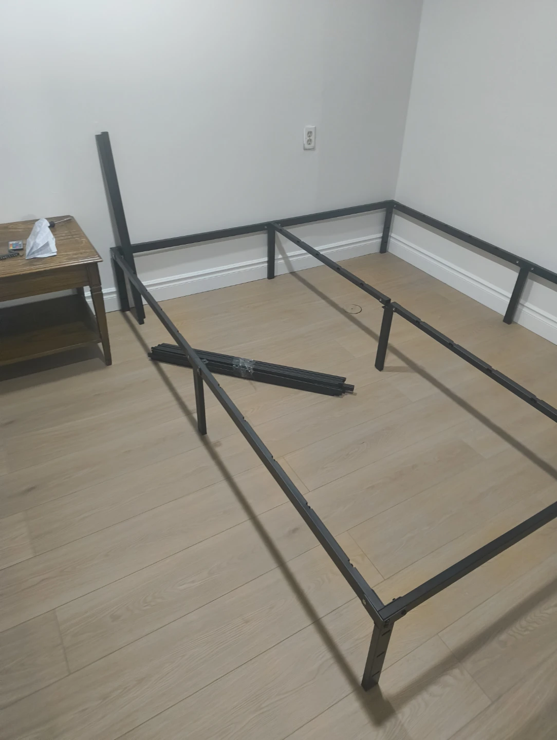 Black Metal Bed Frame - photo 2