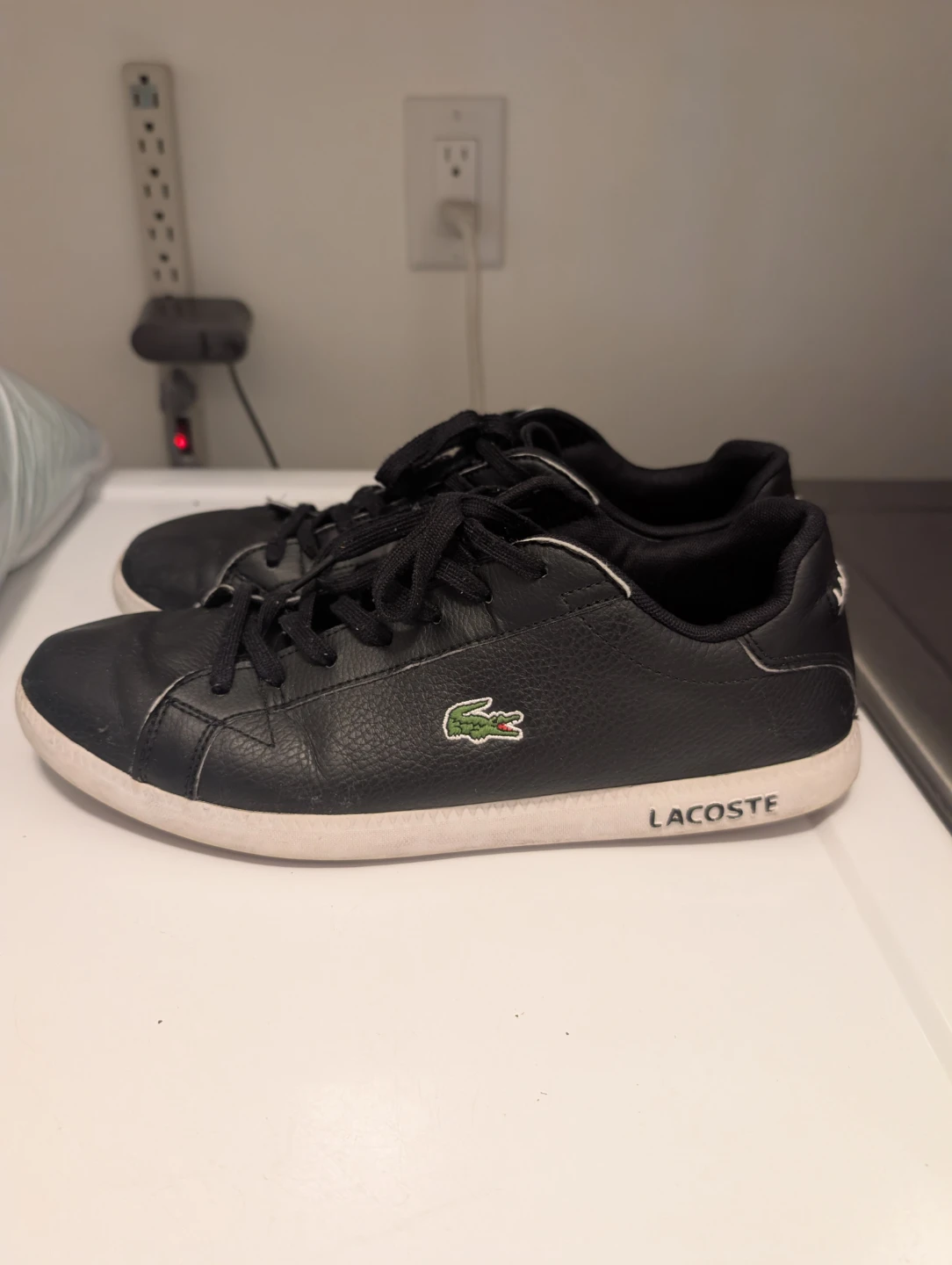 Black Lacoste Sport Sneakers Size 11