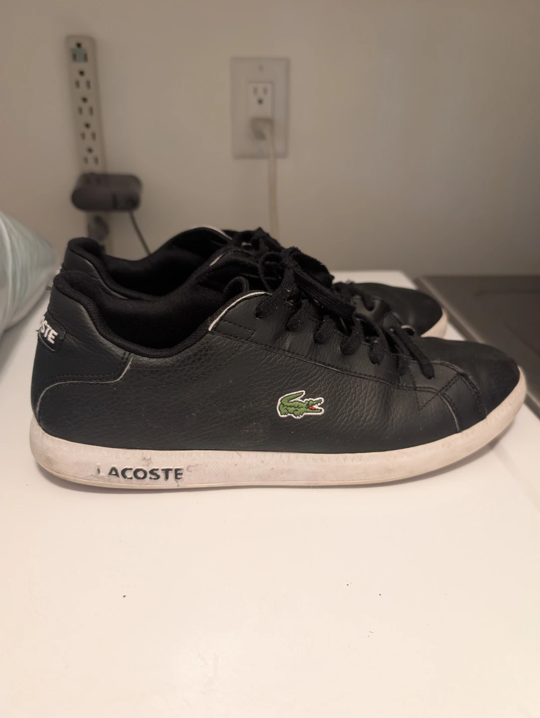Black Lacoste Sport Sneakers Size 11 - photo 2