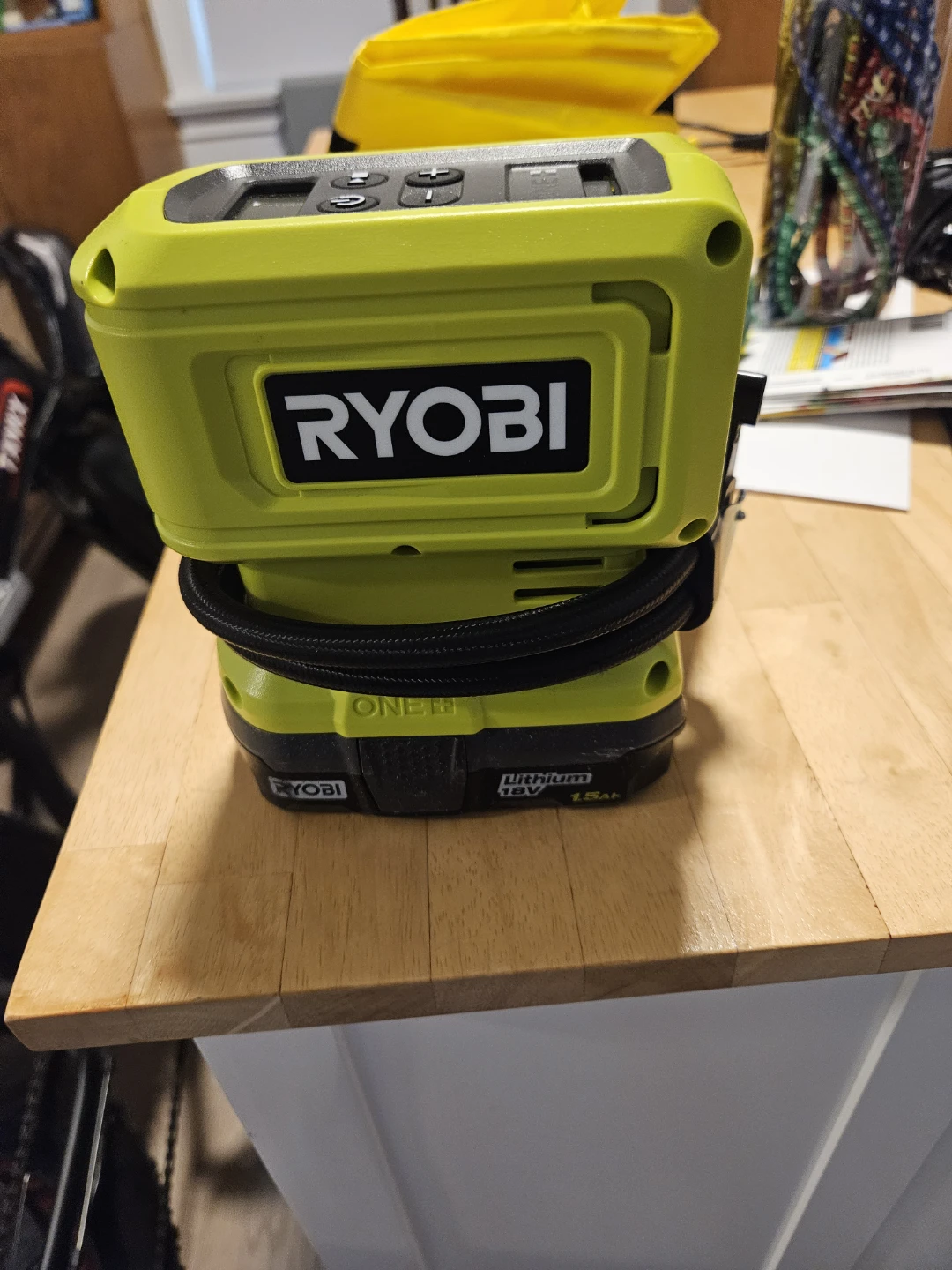 Ryobi ONE+ 18V Lithium-Ion Cordless Power Inflator