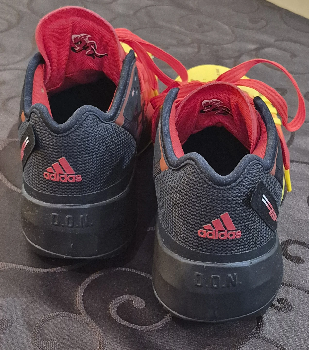 Adidas Don Issue #2 Red Yellow Basketball Shoes US Size 6 - photo 4