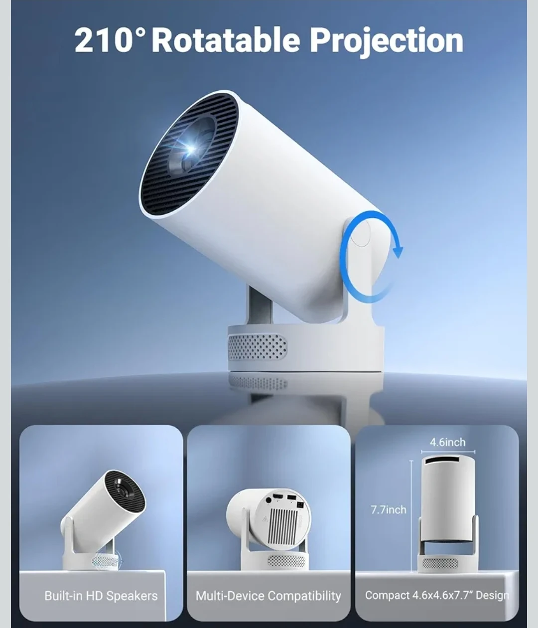 DreamFair HY300Ultra Smart Projector with Remote - photo 4