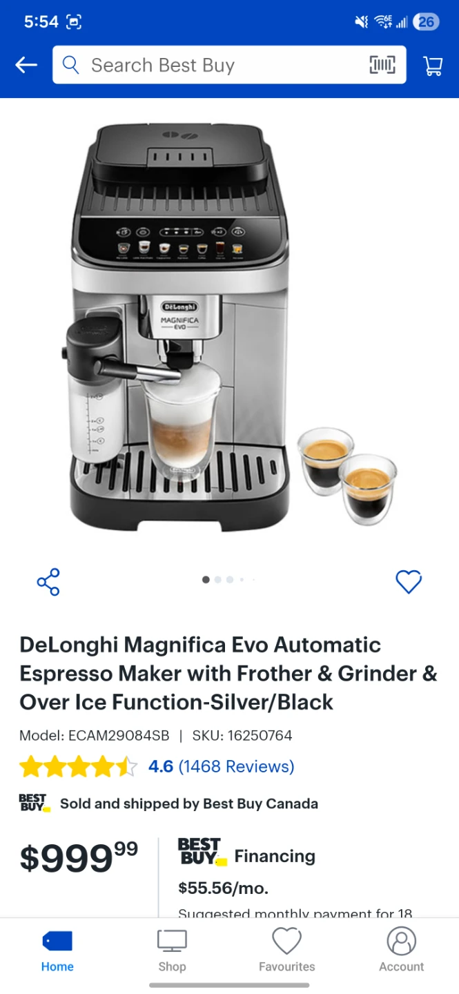 DeLonghi Magnifica Evo Automatic Espresso Maker - photo 2
