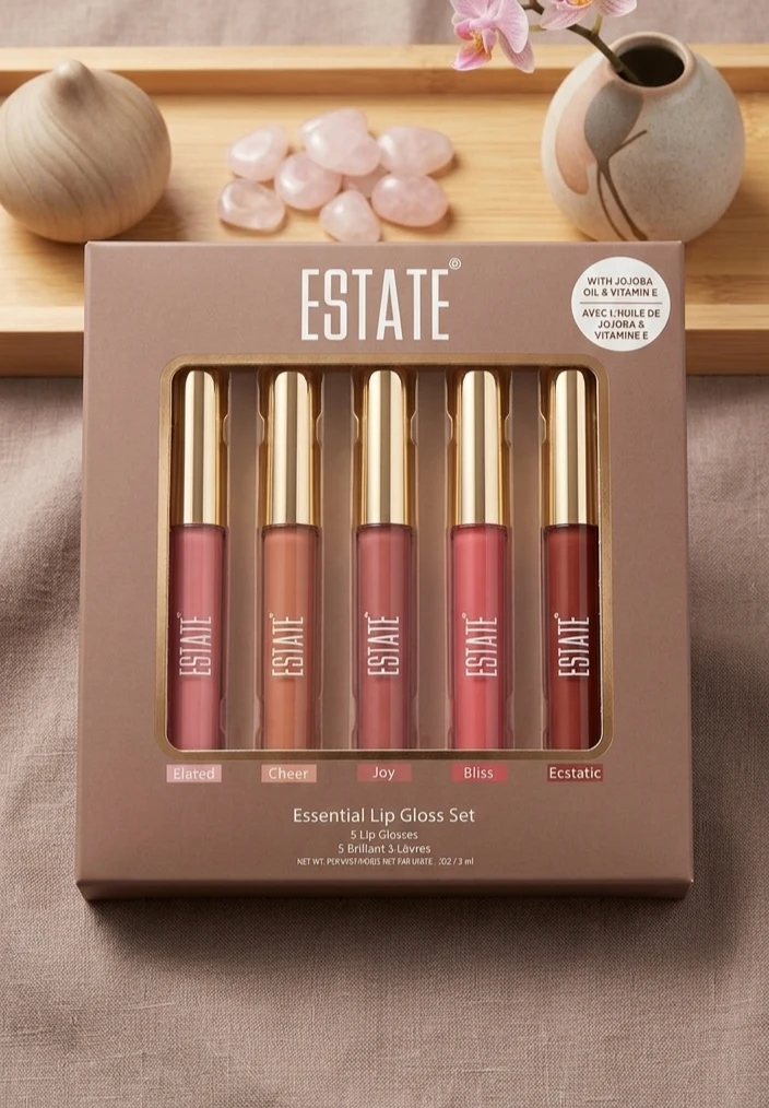 Estate Essential Lip Gloss Set - 5 Piece