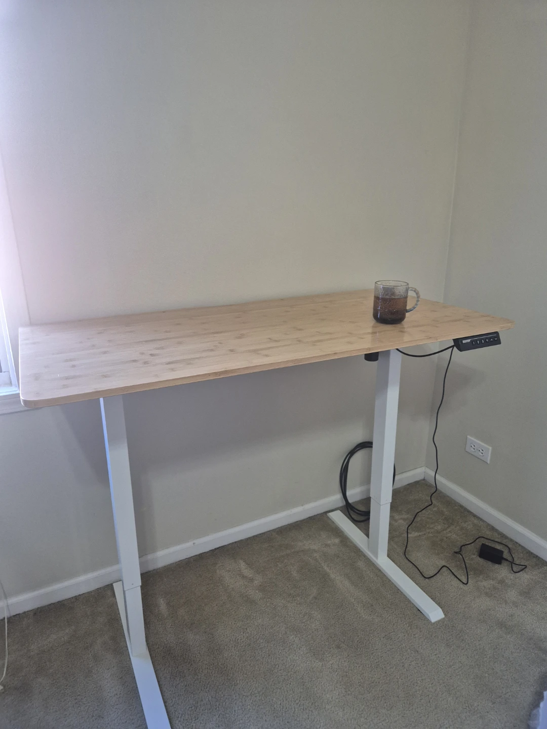 ErGear Electric Standing Desk 48x24 inch Bamboo - photo 4