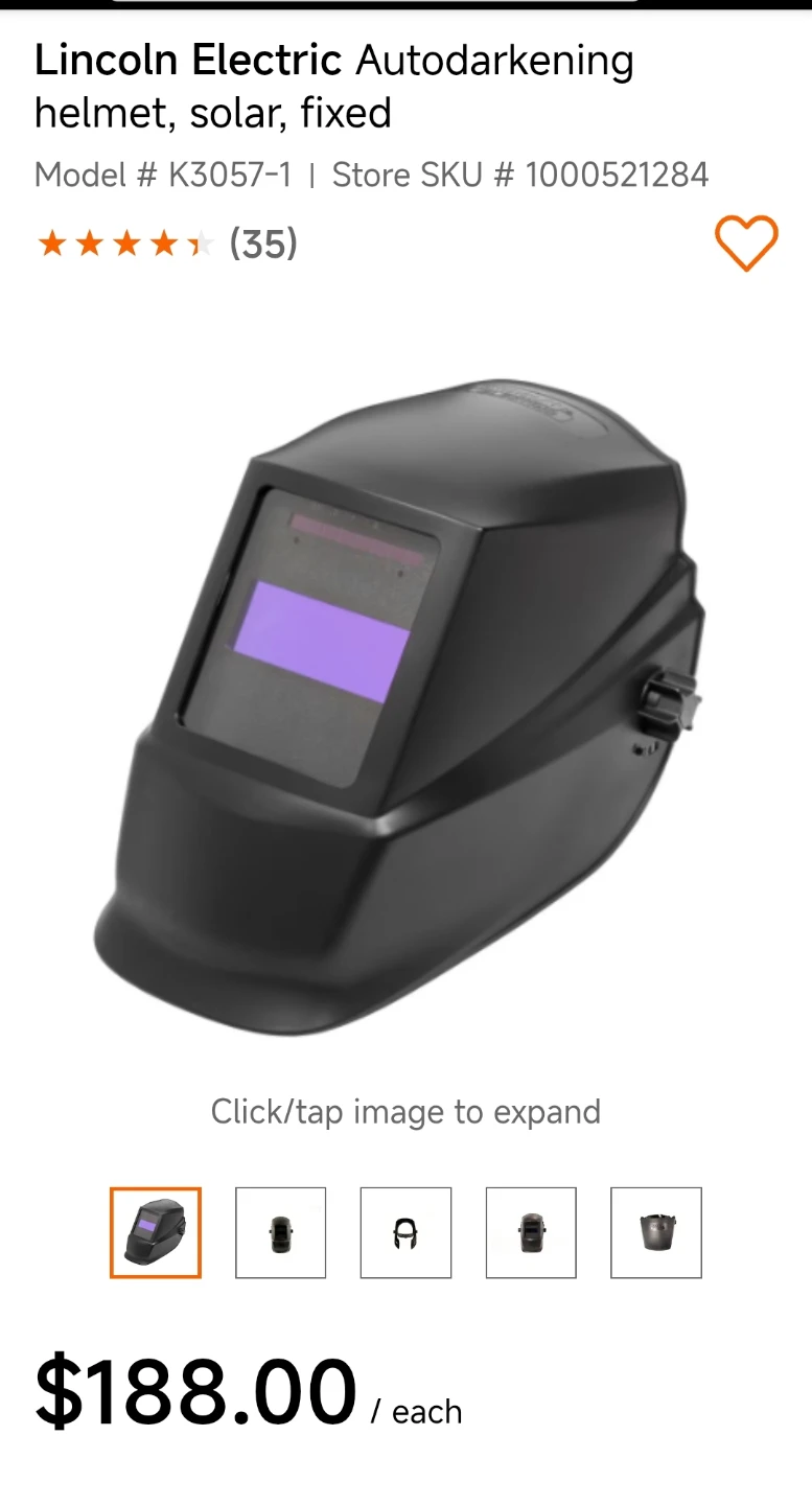 Lincoln Electric Autodarkening Welding Helmet K3057-1 - photo 5