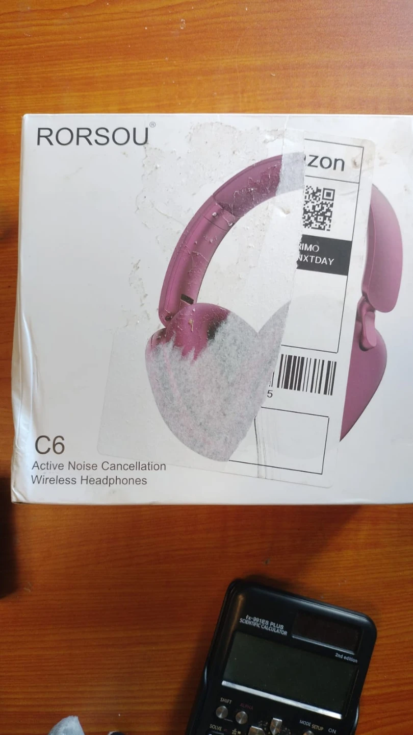 Rorsou C6 Active Noise Cancellation Wireless Headphones - photo 2