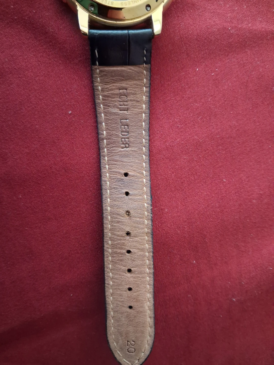 Trias Automatic Watch with Leather Strap - photo 4
