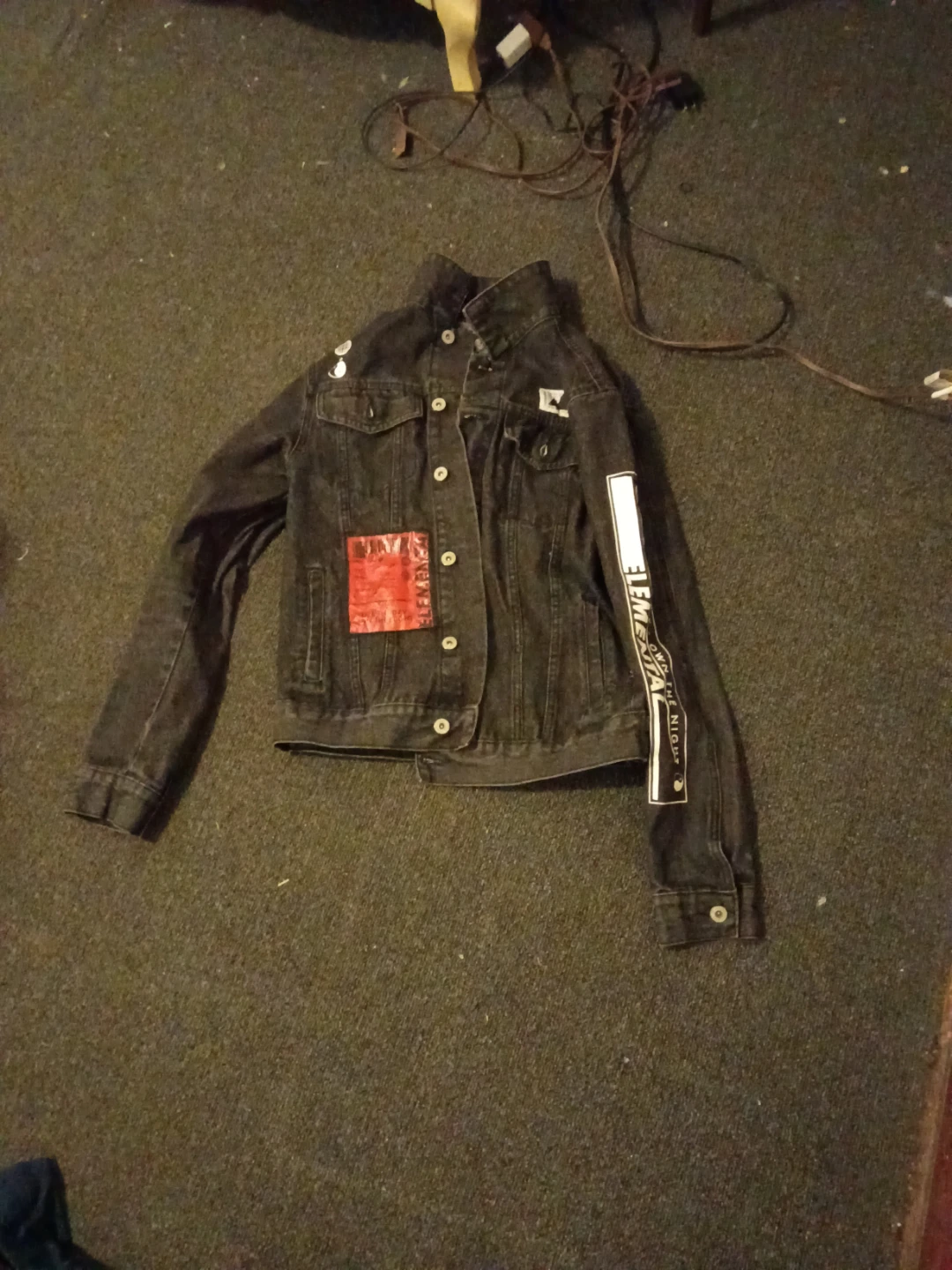 Denim Jacket with Patches