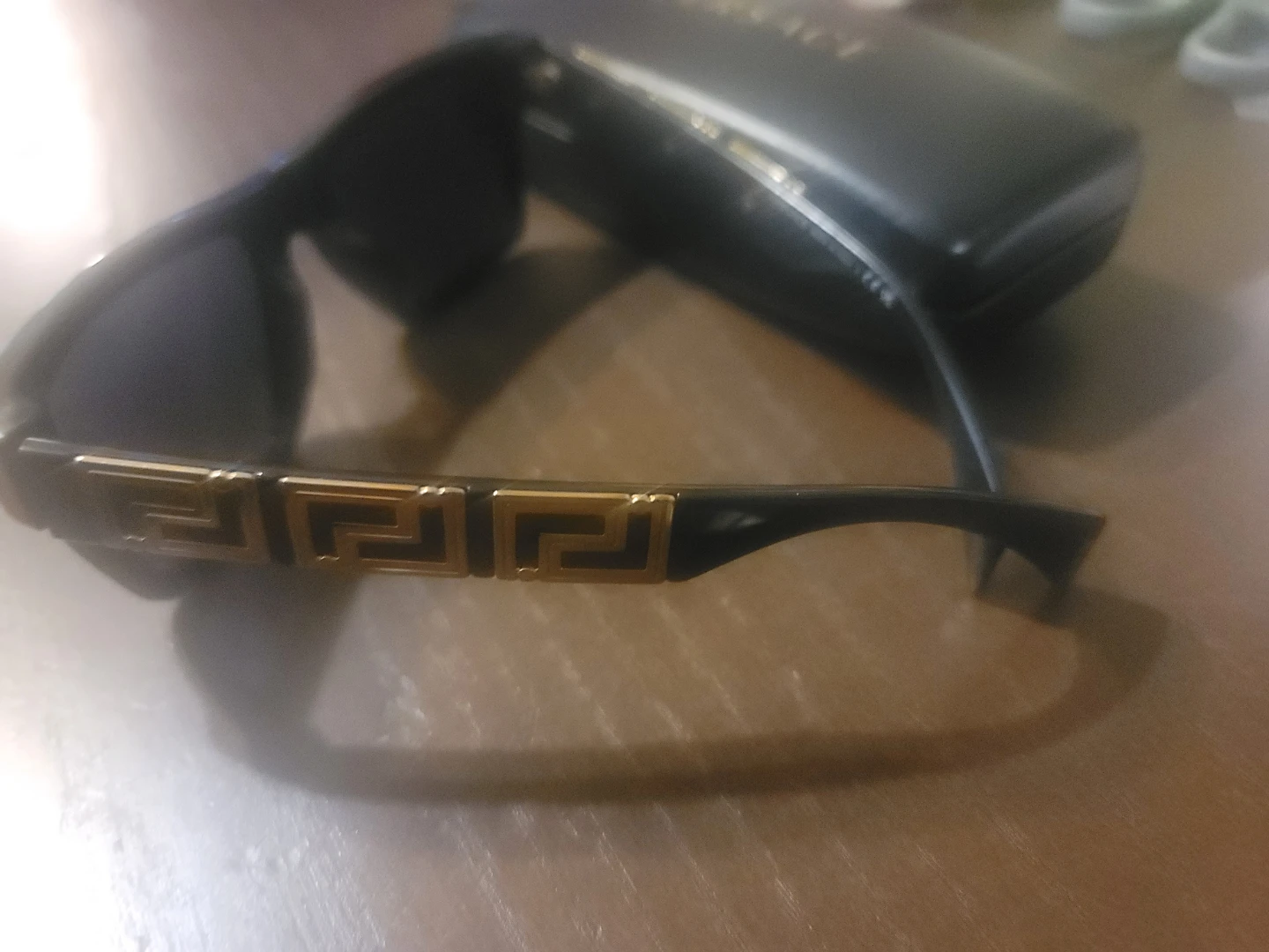 Versace Sunglasses with Gold Medusa Detail - photo 2