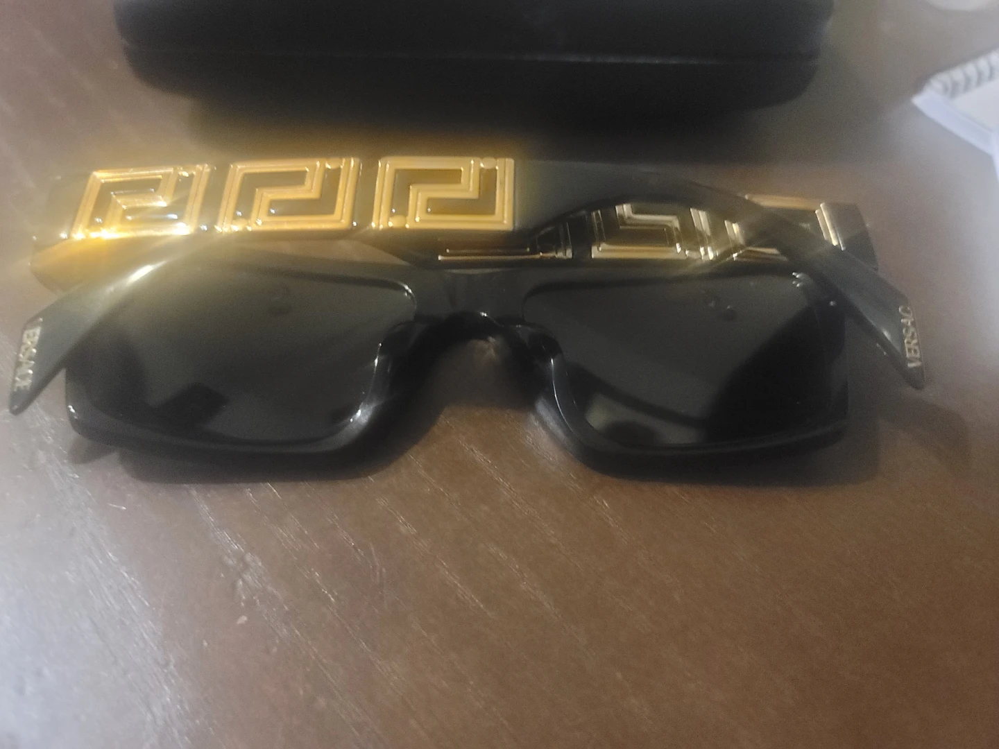 Versace Sunglasses with Gold Medusa Detail - photo 3