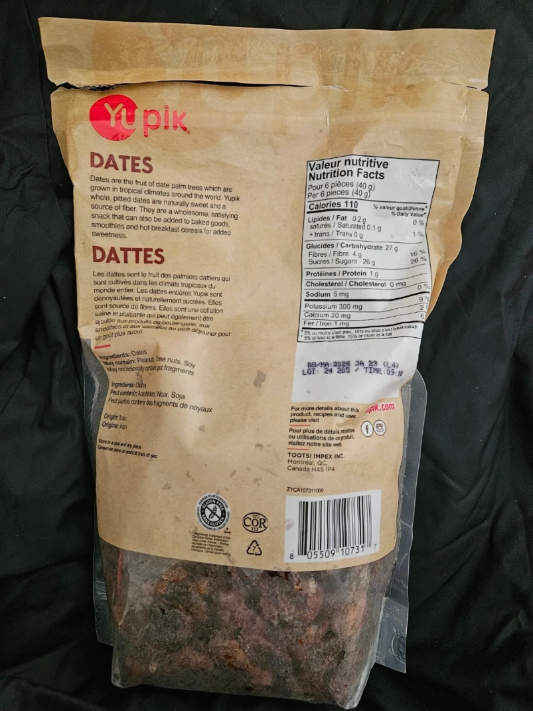 Yupik Pitted Dates 1kg - photo 2