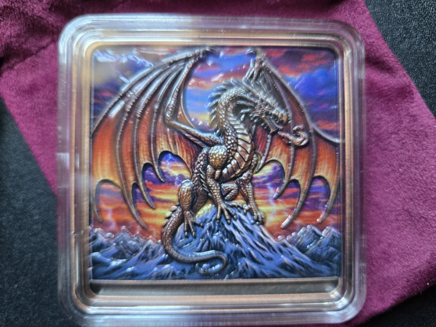 Dragon Design 5 Troy Ounces Fine Copper Bar