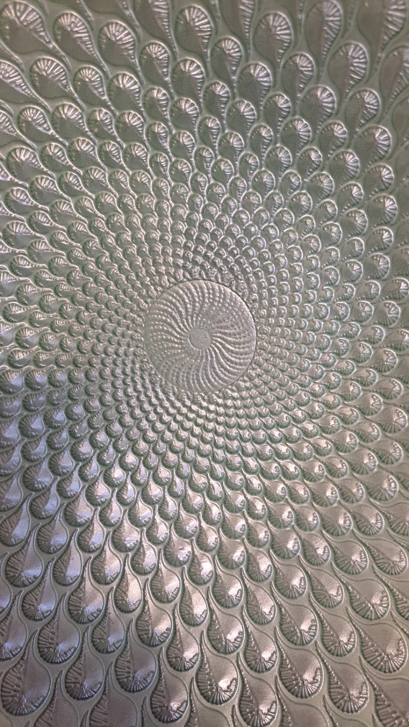 Decorative Glass Serving Platter - 32cm Diameter - photo 4