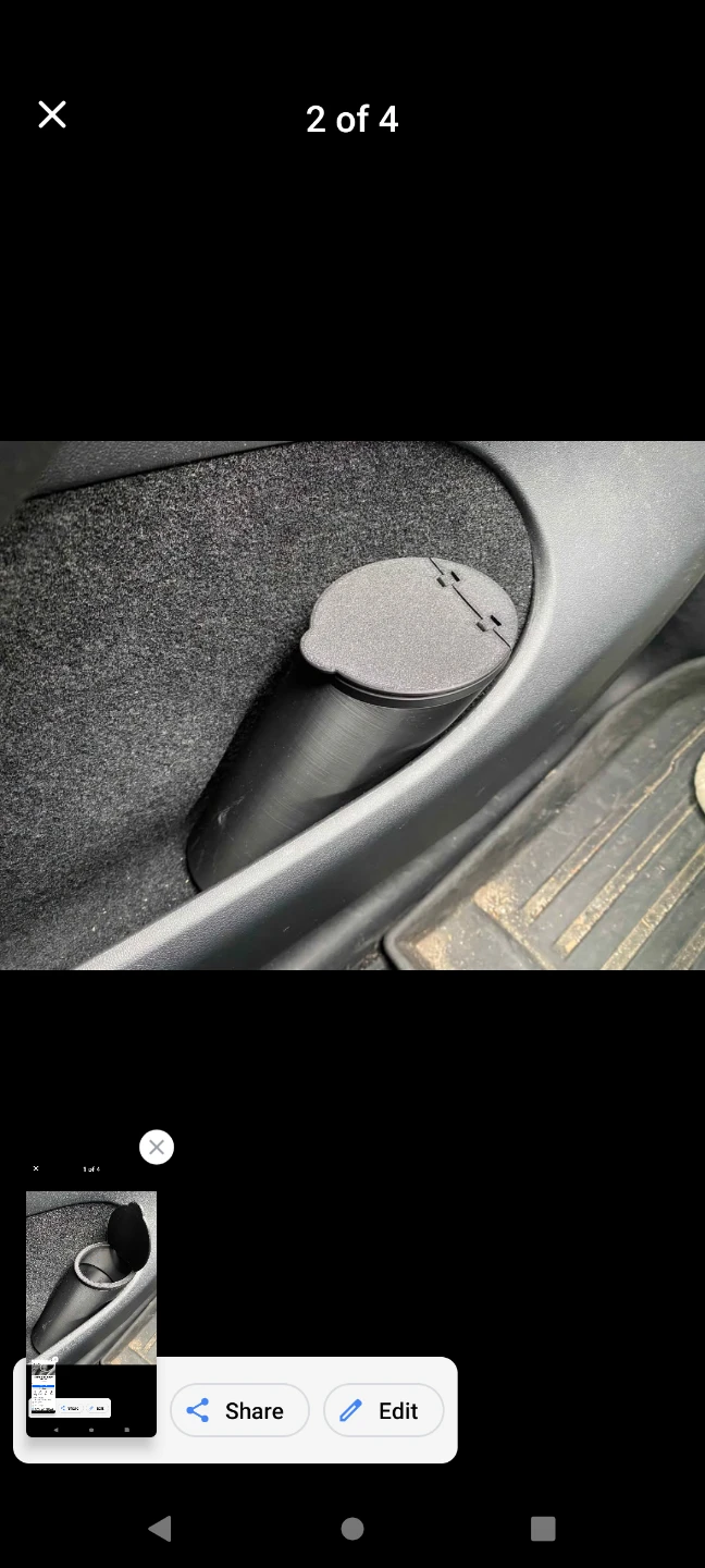 Tesla Model Y Side Door Trash Can - photo 2