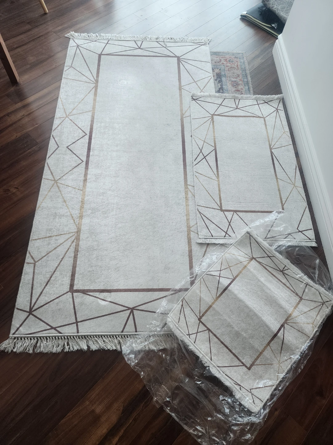 Turkish Geometric Pattern Accent Rugs