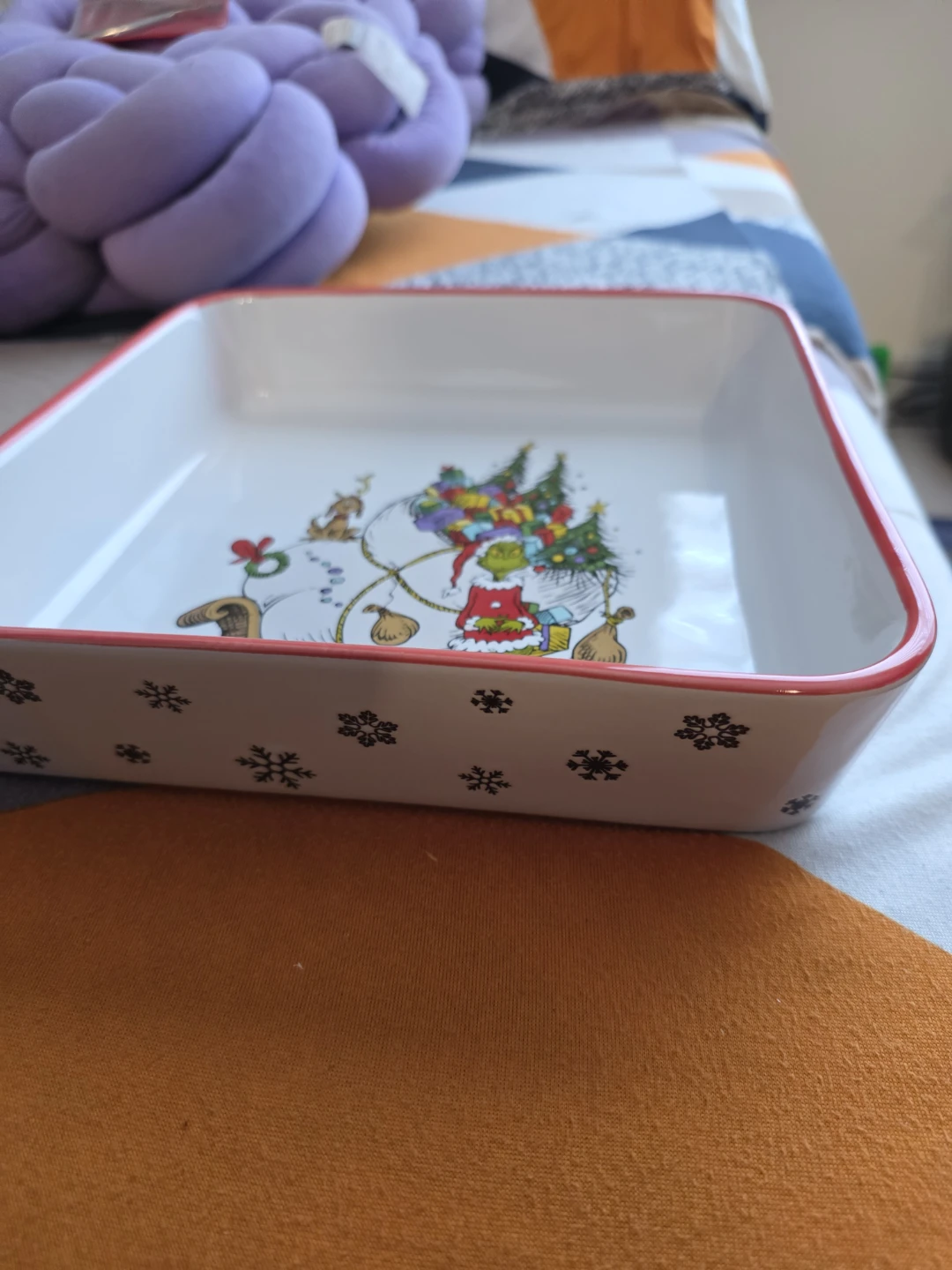The Grinch Christmas Square Baking Dish - photo 2