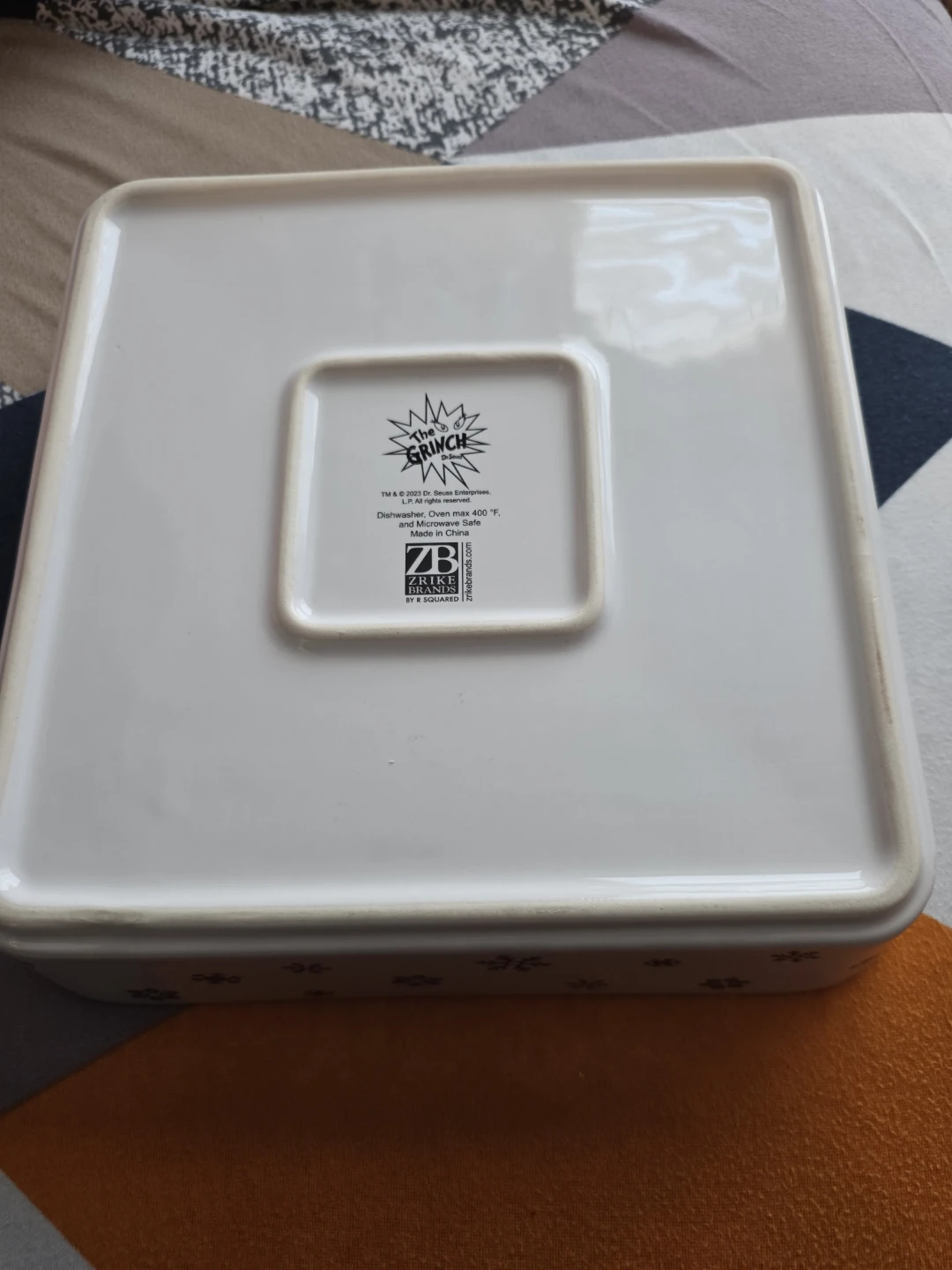 The Grinch Christmas Square Baking Dish - photo 4