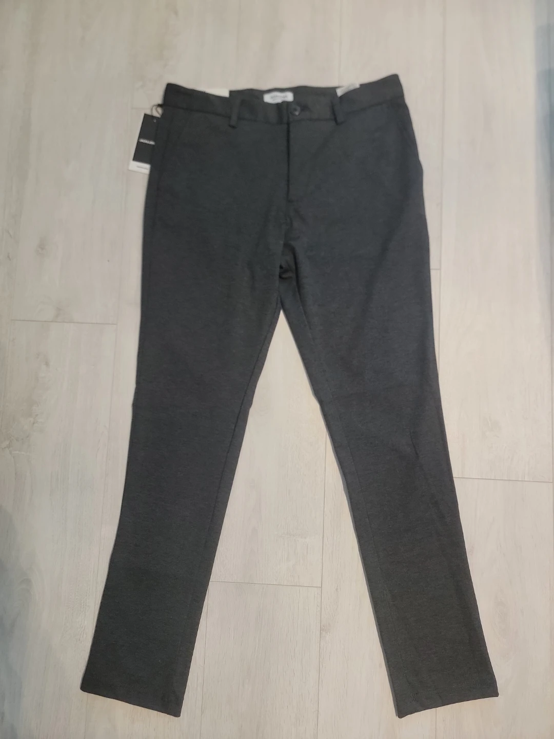 Jack & Jones Slim Fit Chino Pants Grey - Waist 34 34 Length