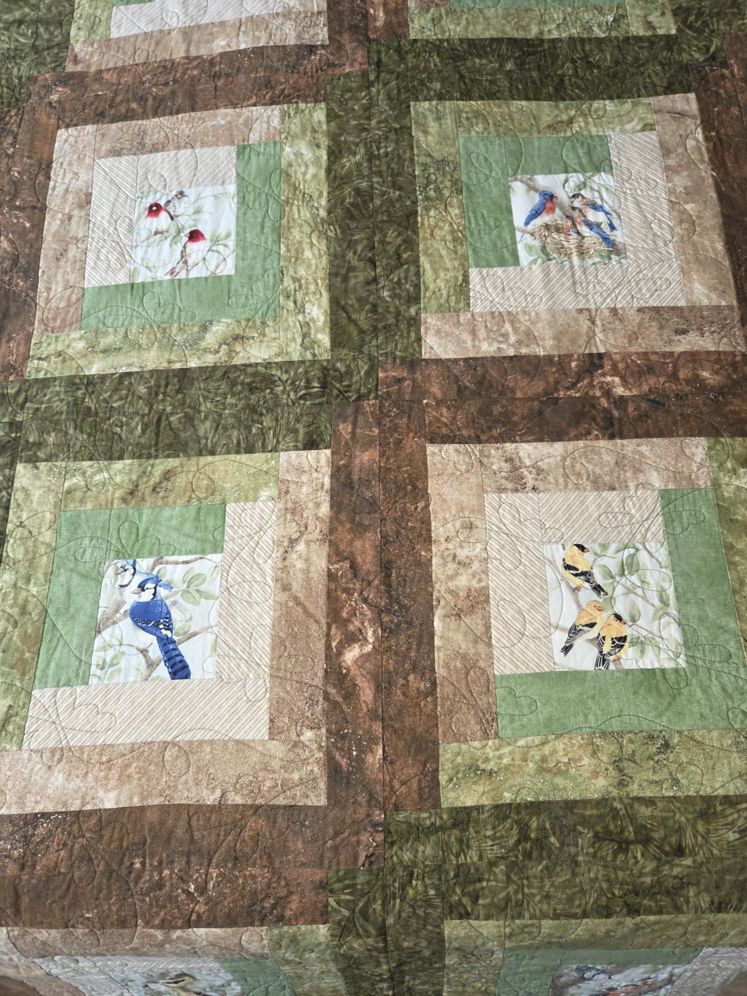 Hand made Bird Quilt - photo 2