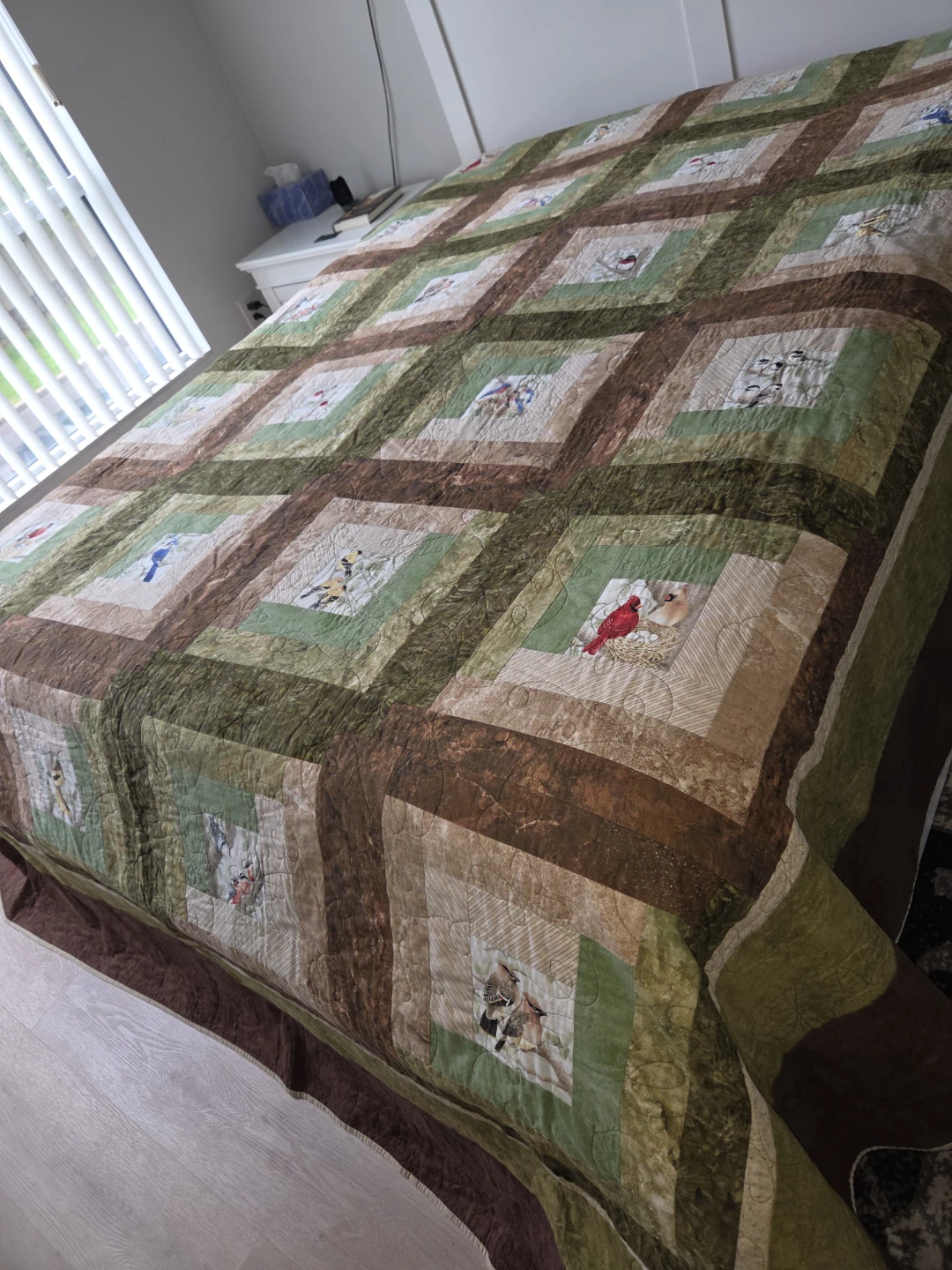 Hand made Bird Quilt - photo 3