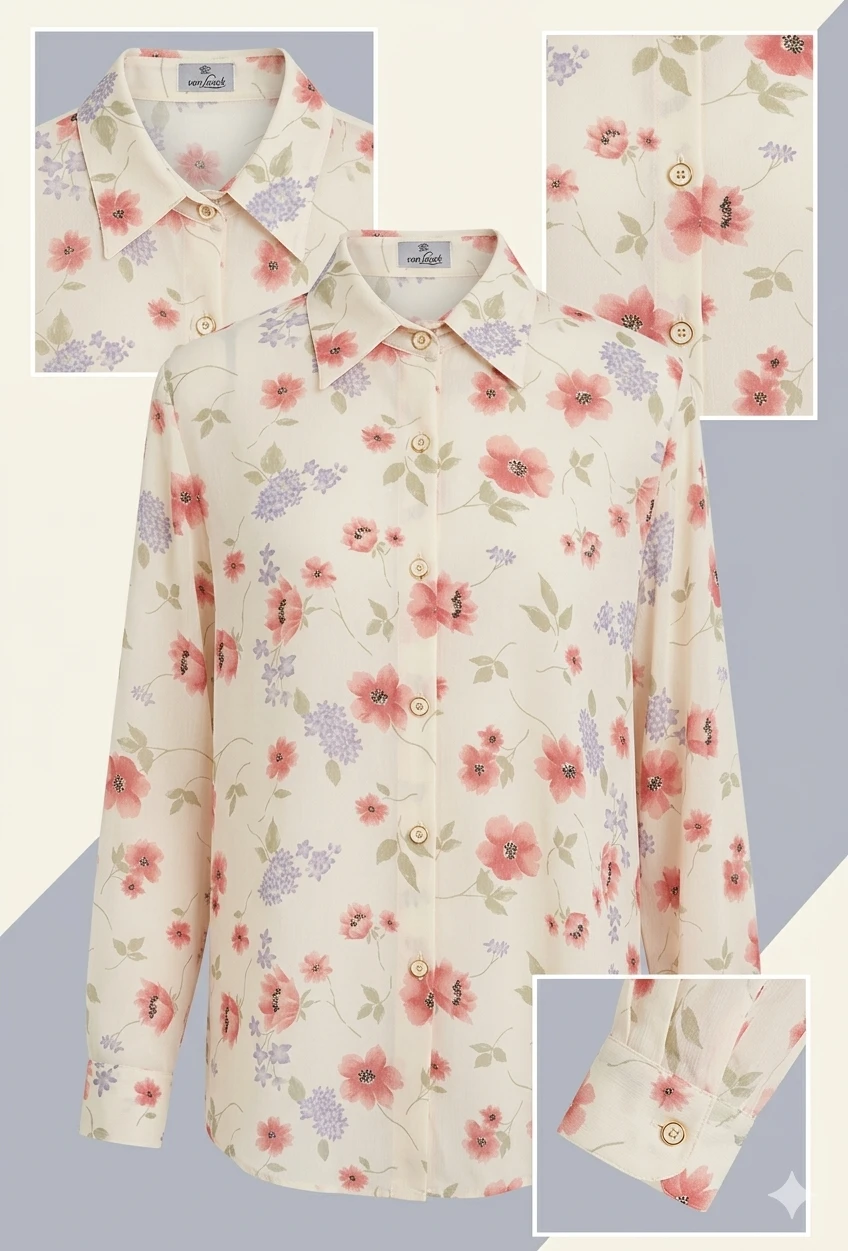Everlast Women's Floral Button size 14-Up Shirt